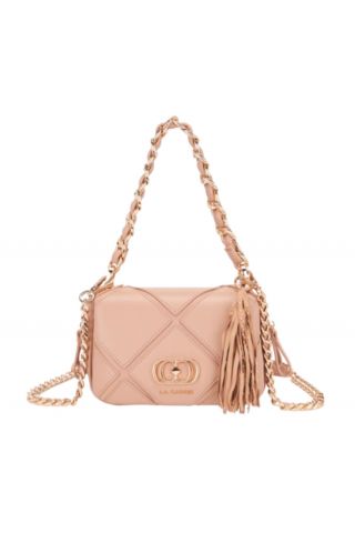 LA CARRIE ISABEL SMALL SHOULDER BAG SYNTHETIC NUDE - 358980