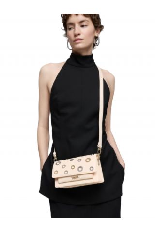TOUS BANDOLERA S. AUDREE EYELETS BEIGE E71812 - 358997