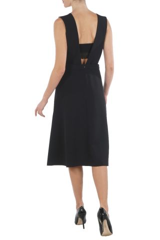 MOLLY BRACKEN LADIES WOVEN DRESS P1291A19 BLACK