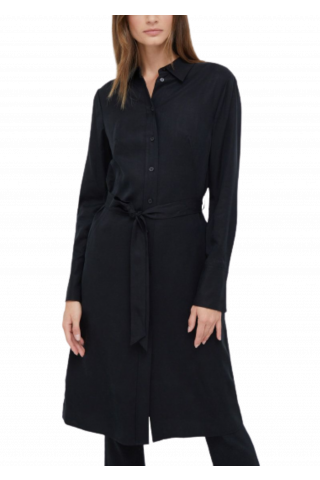 CALVIN KLEIN REFIBRA TENCEL MIDI SHIRT DRESS BEH