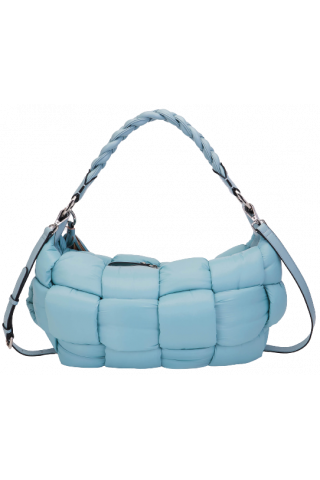 LA CARRIE PADDED MOON BAG NYLON AZURE