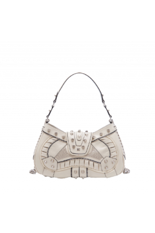 LA CARRIE ROCK EMY SHOULDER BAG SYNTHETIC OFF WHITE