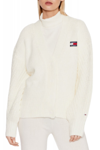 TOMMY HILFIGER TJW OVRSZD BADGE CARDIGAN