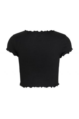 TOMMY JEANS SH SLIM BABYLOCK TEE EXT BLACK - 357995