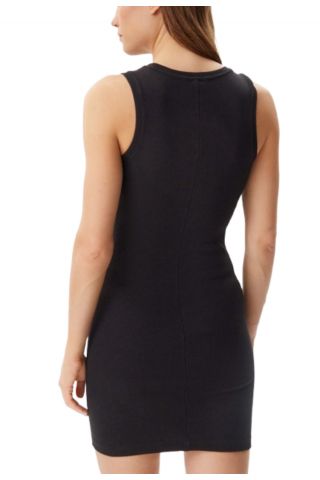TOMMY JEANS ESSENTIAL RIB BODYCON EXT BLACK - 357991