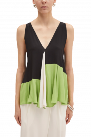 MeiMeiJ TOP BLACK/VANILLA/KIWI M3EE11_10311