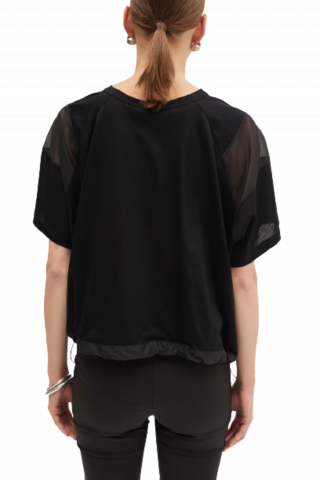 MeiMeiJ T-SHIRT NERO M3EX67_100