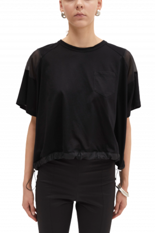 MeiMeiJ T-SHIRT NERO M3EX67_100