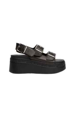 TOMMY HILFIGER TJW WEDGE SANDAL BLACK - 358337
