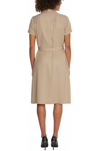 CALVIN KLEIN UTILITY TENCEL SHIRT DRESS AB2