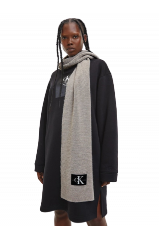 CALVIN KLEIN MONOLOGO PATCH SCARF ACF