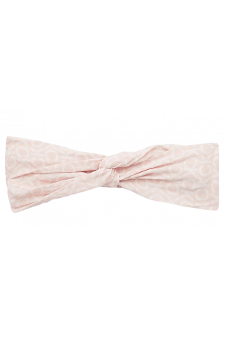 CALVIN KLEIN NATURAL TWISTED HEADBAND MONO PINK