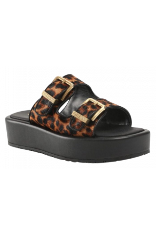 GUESS RAMOD SHOES LEOPARD-BLACK