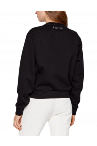 GUESS CN ICON SWEATSHIRT BLACK