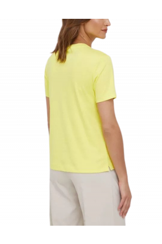 CALVIN KLEIN MICRO LOGO RELAXED T-SHIRT YELLOW