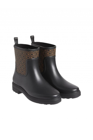 CALVIN KLEIN RAIN BOOT W/FLC - MONO 0GL