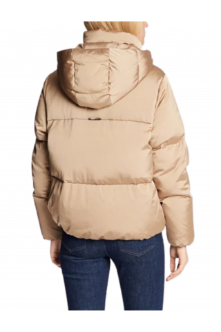 TOMMY HILFIGER SATEEN DOWN HOODED JACKET AEG