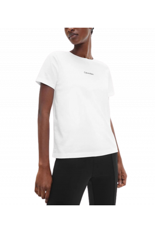 CALVIN KLEIN MICRO LOGO REGULAR T-SHIRT WHITE