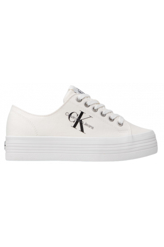 CALVIN KLEIN VULCANIZED FLATFORM LACEUP CO