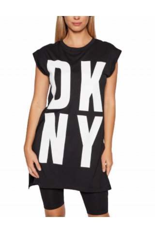 DKNY DRESS LOGO P1RHRB2M_BLACK