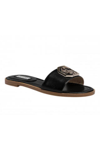 GUESS BOTALI/SANDALO LEATHER FL6BOTLEA19_BLK