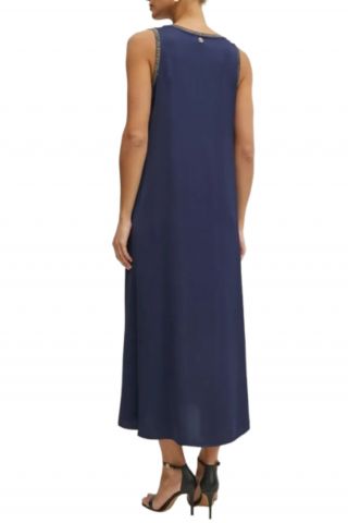 FRACOMINA LONG DRESS BLUE - 358132