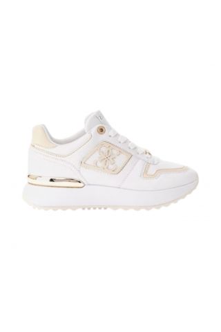 GUESS SNEAKER SYNTHETIC LEATHER WHITE-CREAM - 359118