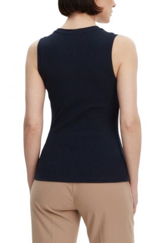FRACOMINA BASIC TANK TOP DARKBLUE - 358114