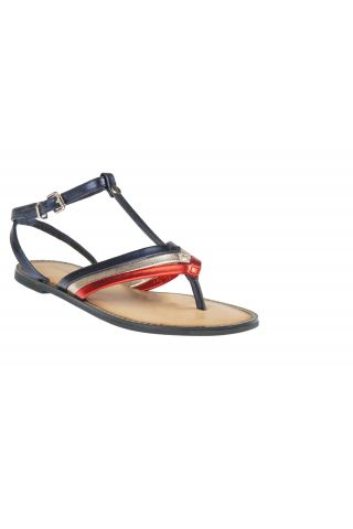 TOMMY HILFIGER CORPORATE FLAT Τ-BAR SANDAL