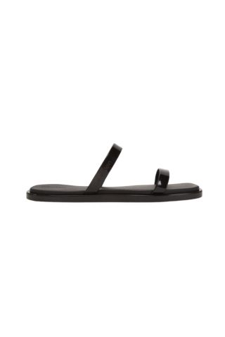 CALVIN KLEIN DOUBLE BAR SLIDE - JELLY CK BLACK - 358797