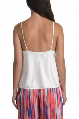 MOLLY BRACKEN LADIES WOVEN TOP - MW106B OFFWHITE FRANCE