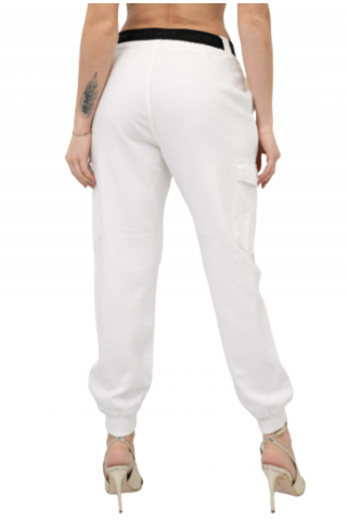 LIU JO SPORT PANT.TESS.NAVETTA TA3C16 PANTS IVORY