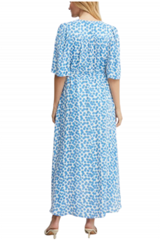 FRANSA FRNEMMA DRESS WITH DOTS 20611895_BLUE/WHITE