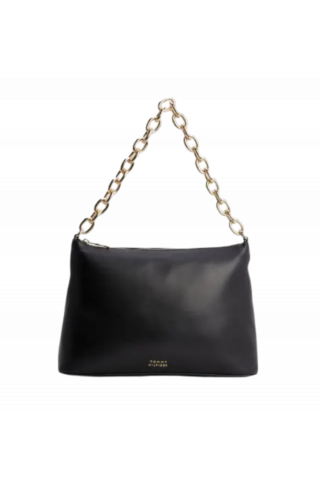 TOMMY HILFIGER - CASUAL CHIC LEATHER SHOULDER BAG AW0AW15019_BDS