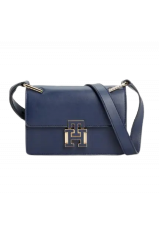 TOMMY HILFIGER - PUSHLOCK LEATHER MINI CROSSOVER AW0AW15021_DW6