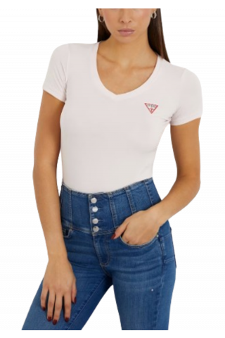 GUESS - SS VN MINI TRIANGLE TEE PINK