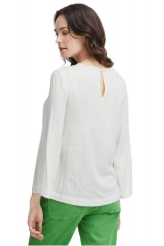 FRANSA - BLOUSE LONG SLEEVE WHITE