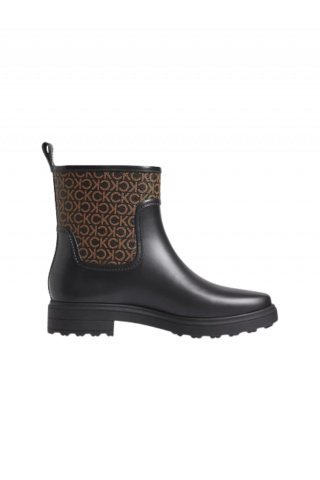 CALVIN KLEIN RAIN BOOT W/FLC - MONO 0GL