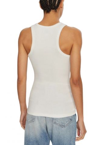 CALVIN KLEIN - EMB GRAPHIC SLIM REB TANK WHITE - 358377