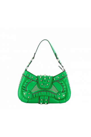 LA CARRIE ROCK EMY SHOULDER BAG SYNTHETIC GREEN