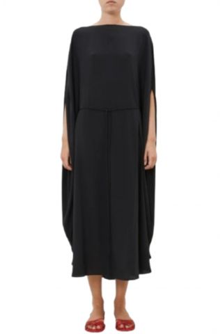 MEIMEIJ DRESS 65%AC,31%SE BLACK - 358296