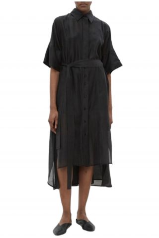 MEIMEIJ DRESS 85%LY,15%PL BLACK - 358292