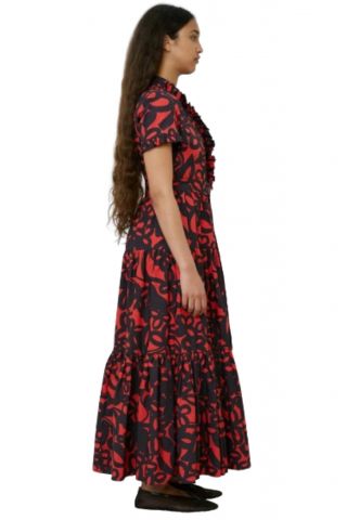 MEIMEIJ DRESS M5PK06 BLACK-RED - 357892