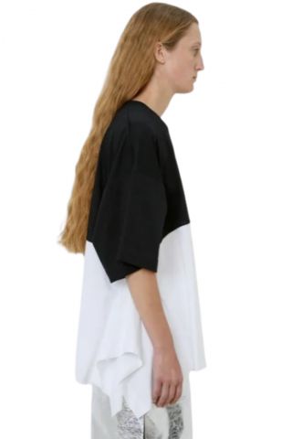 MEIMEIJ T-SHIRT M5PX01_10791 BLACK-WHITE - 357935