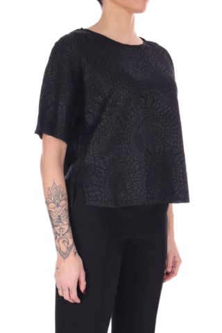 MEIMEIJ BLOUSE M5PY04_100 BLACK - 357917
