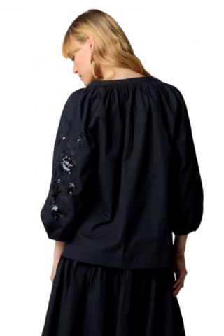 KOCCA ERMES NERO TOP 100% COT. - 357710