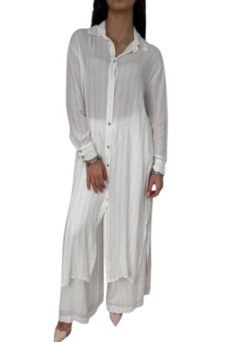 KOCCA KARLINE BIANCO DRESS 99%VISC,1%ELST. - 357873