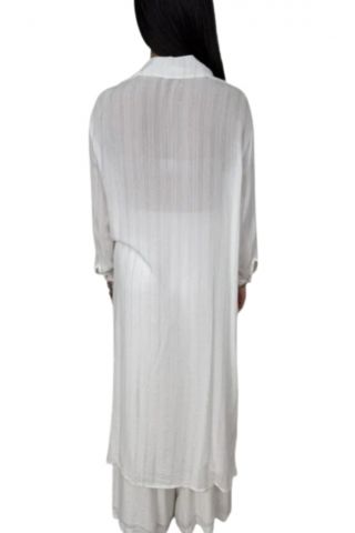 KOCCA KARLINE BIANCO DRESS 99%VISC,1%ELST. - 357873