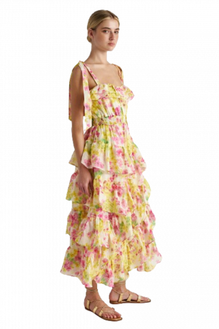 AUGUST DRESS S24A7077 FLORAL ONE COLOR