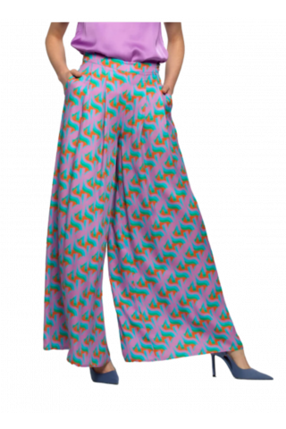 KOCCA FANT.ARANCIO/LILLA RIITH PANTALONE FASHIO F1092